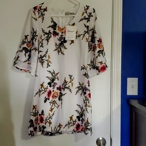 XS Belongsci Women's Floral Dress